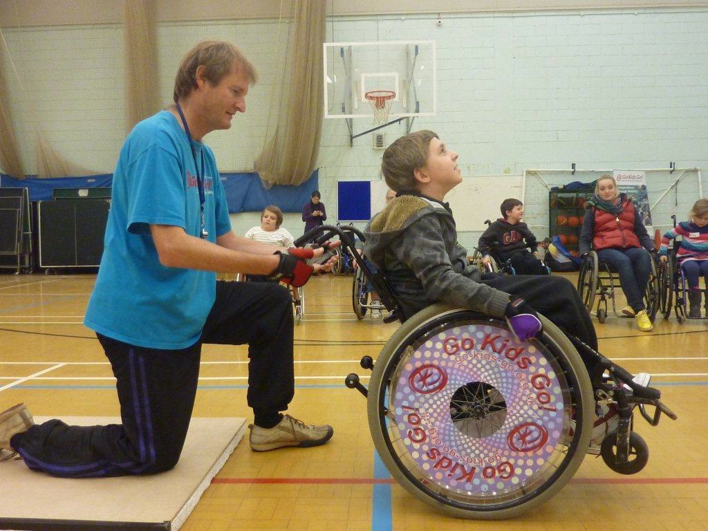 Youngsters learn wheelchairs skills | Adrian Flux Insurance
