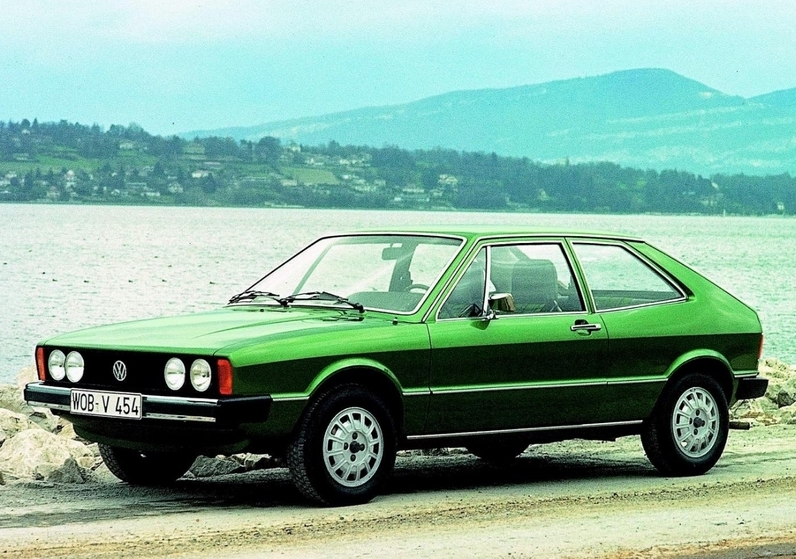 VW Scirocco 1974 green