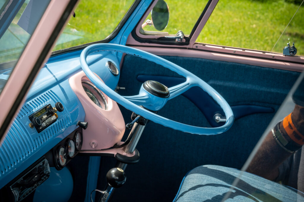 VW splittie shortened interior