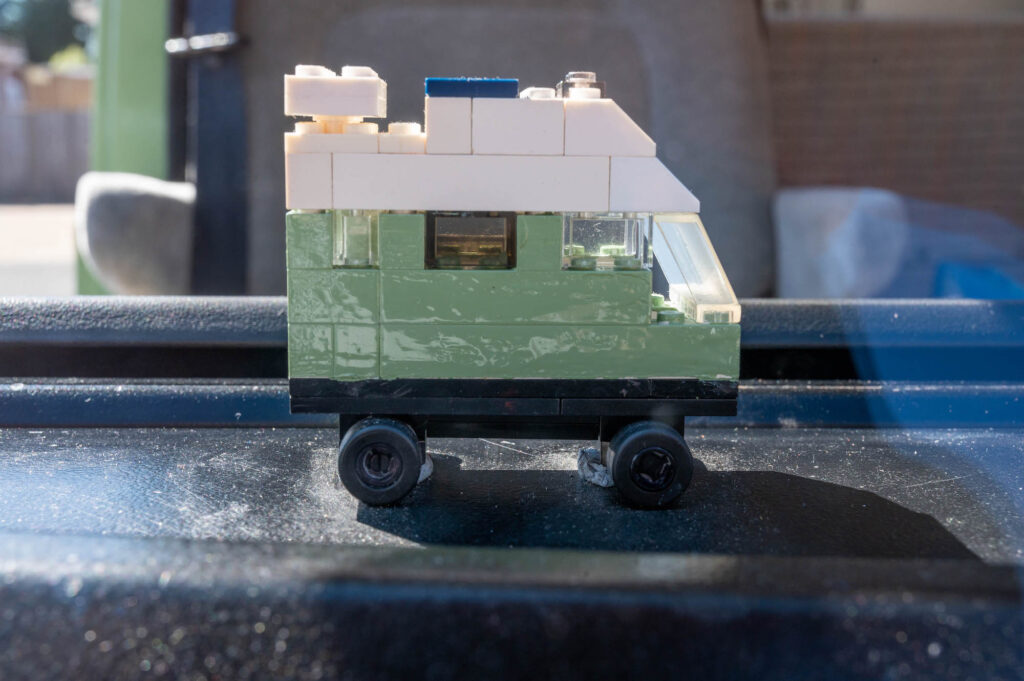 VW LT31 camper Lego model