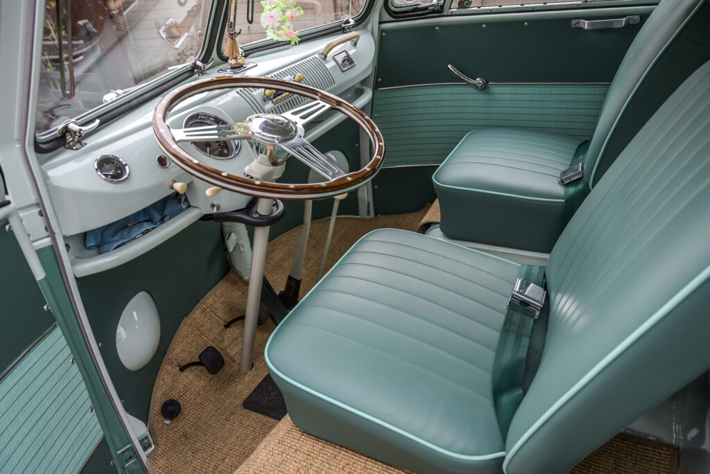 VW Splittie restored interior
