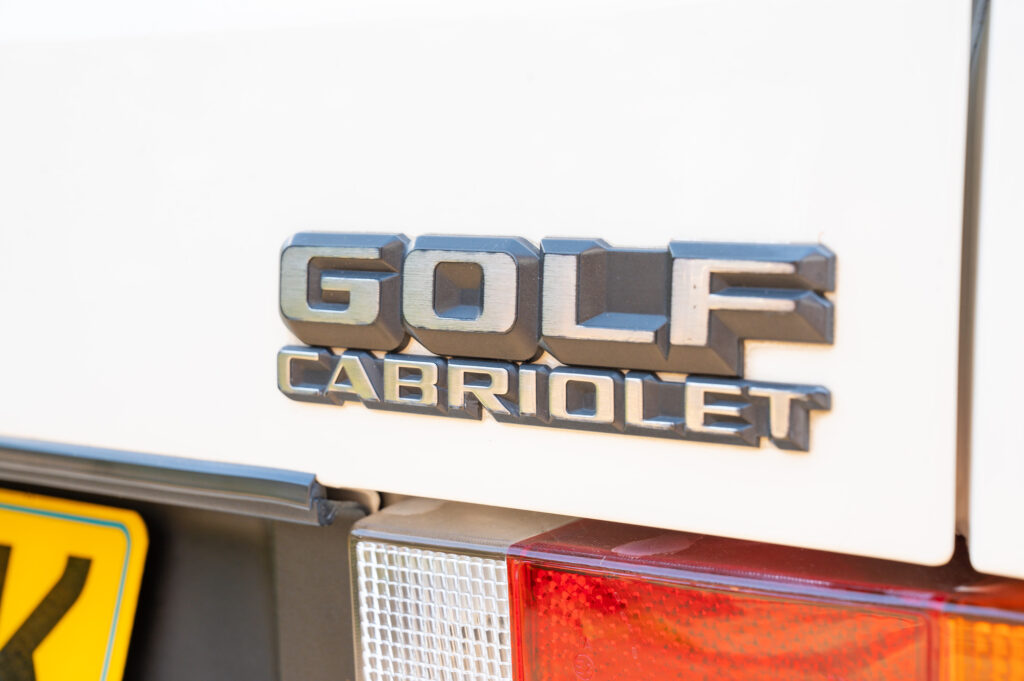 Golf Cabriolet badge