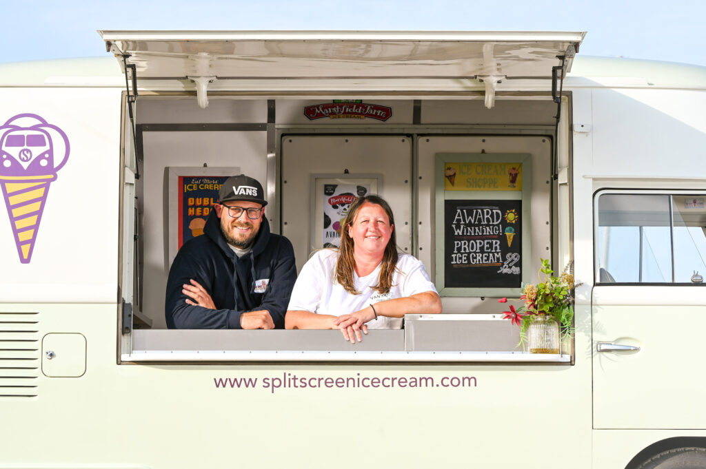 Sam Bishop and Justyn Goff Splitscreen Ice Cream Co