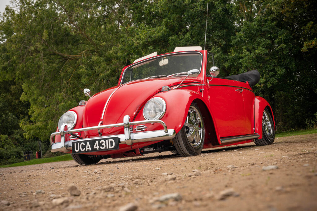 VW Beetle Cabriolet Chilli Red