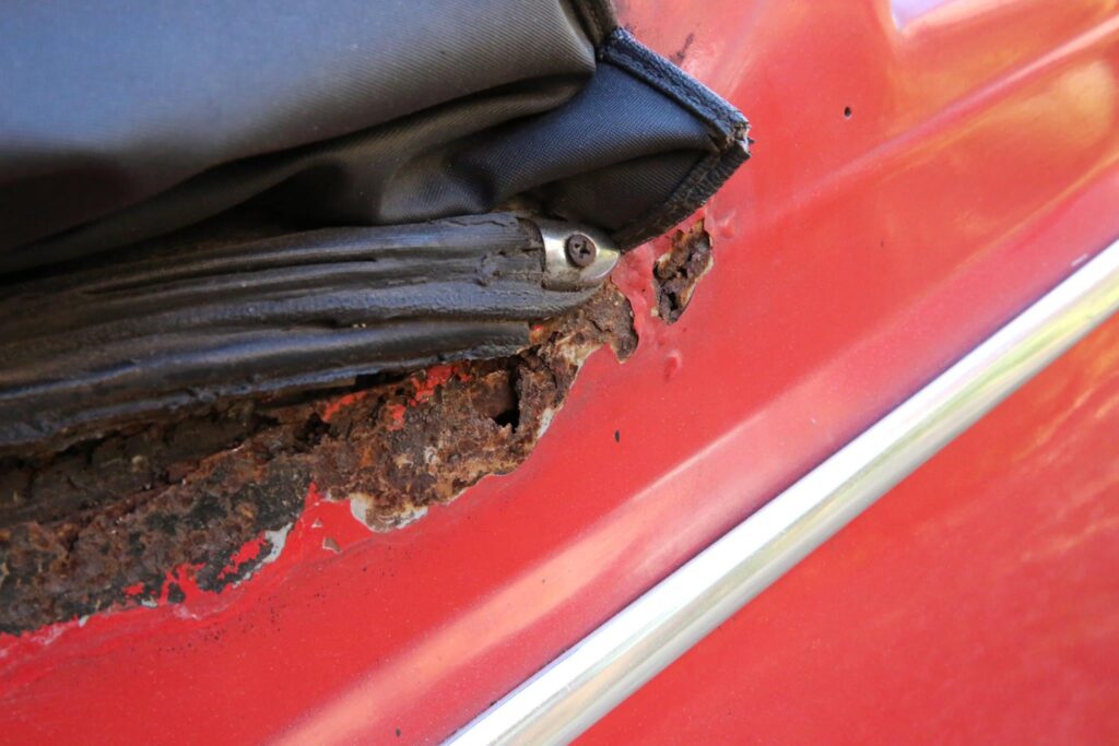 VW Beetle rust