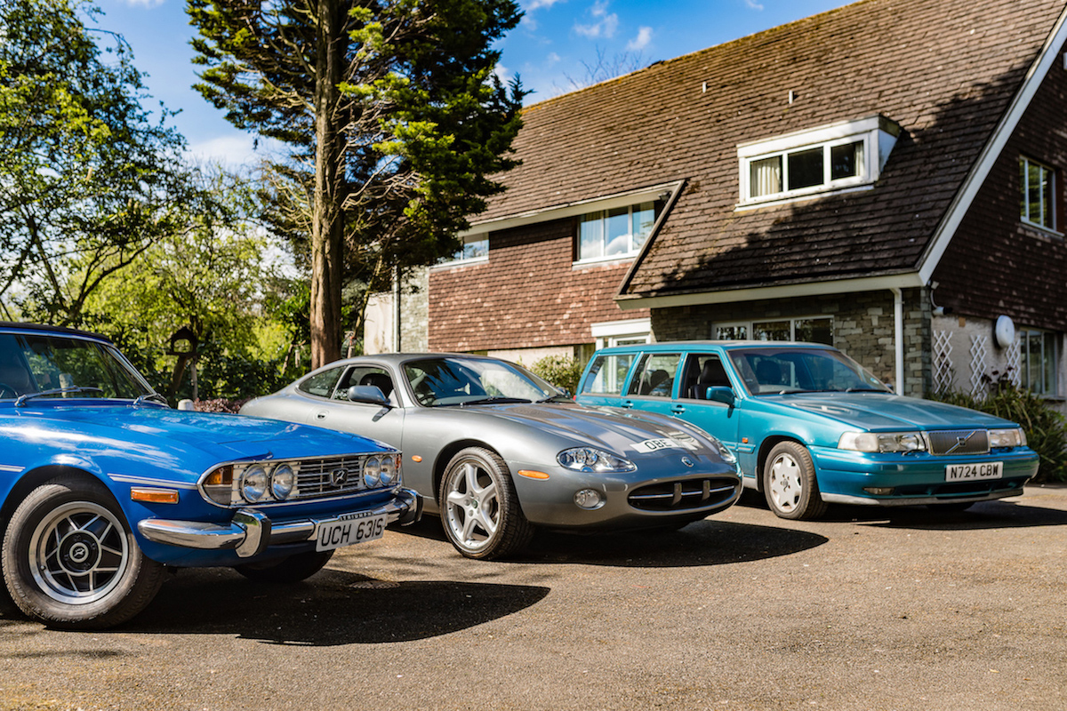 Triumph Stag, Jaguar XK8 and Volvo