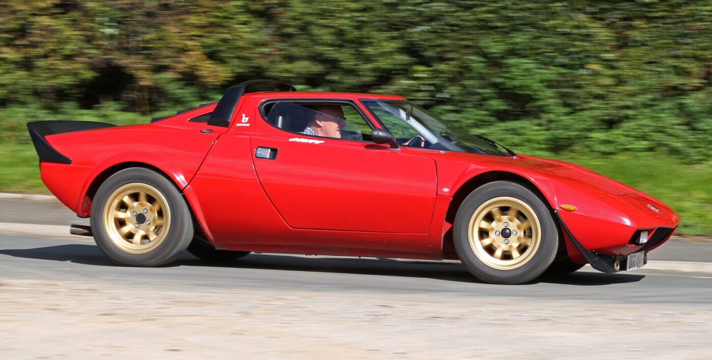 Lancia Stratos on road
