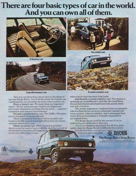 Range Rover ad