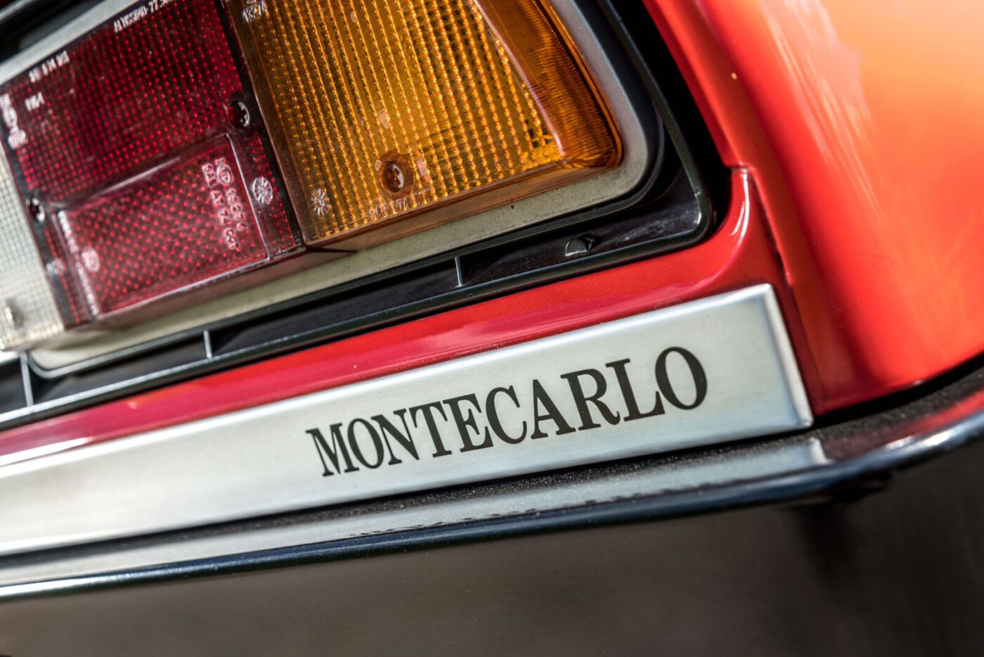 Lancia Montecarlo name rear light