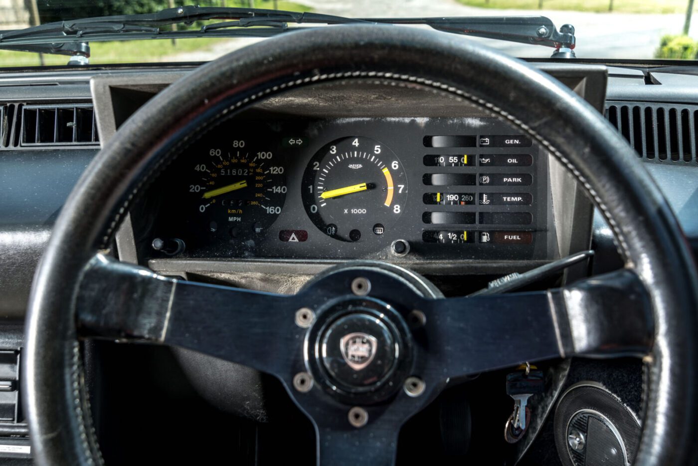 Lancia Montecarlo steering wheel