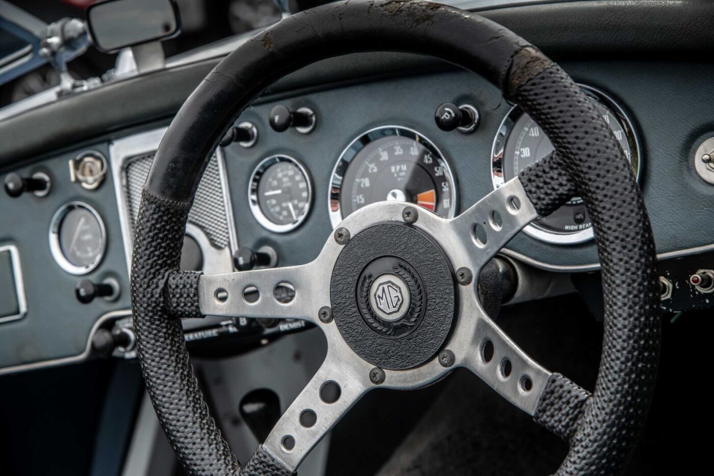 MGA steering wheel
