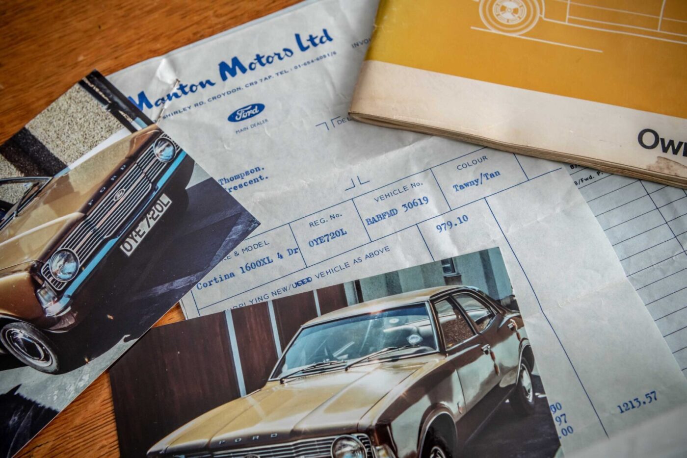 Ford Cortina XL owners manual