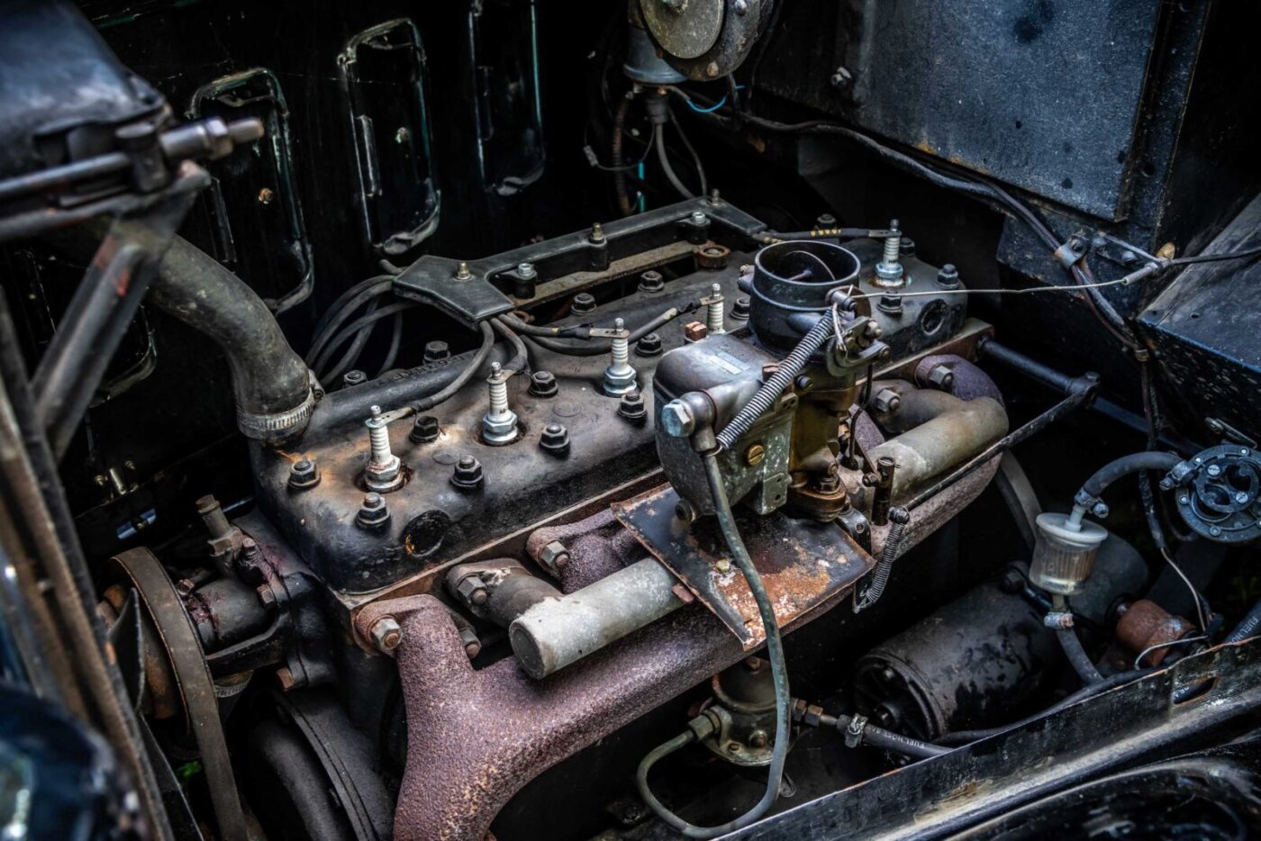 Austin Six hearse engine