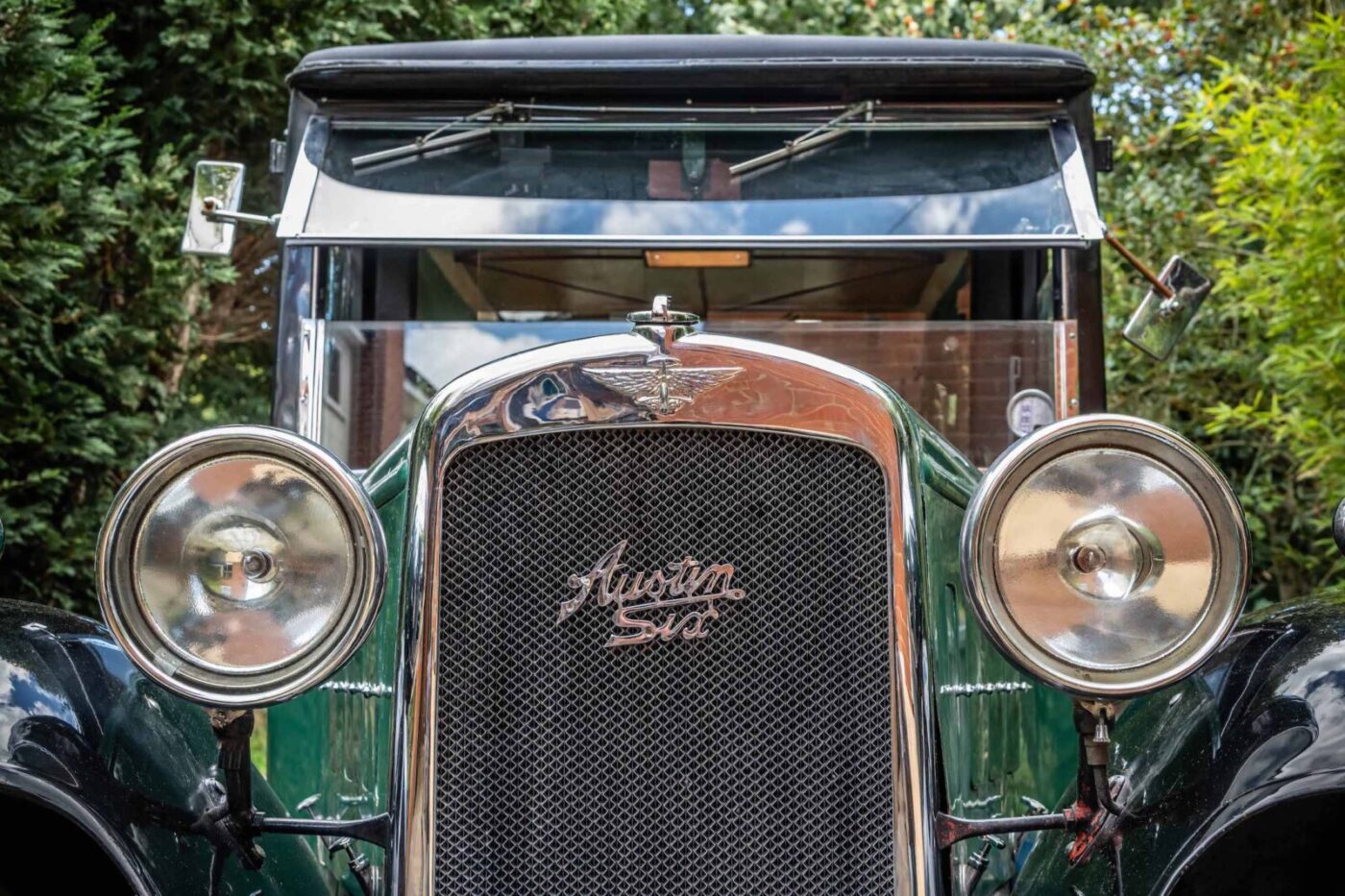 Austin Six 1934 hearse front