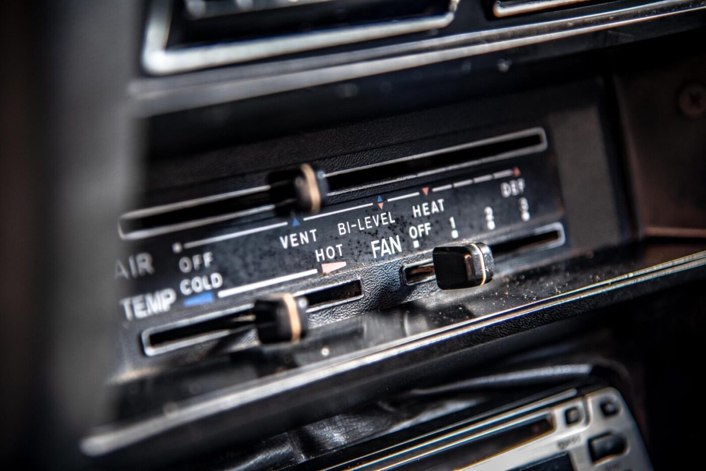 Datsun 260Z heater controls