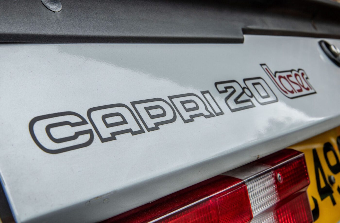 Ford Capri Laser badge