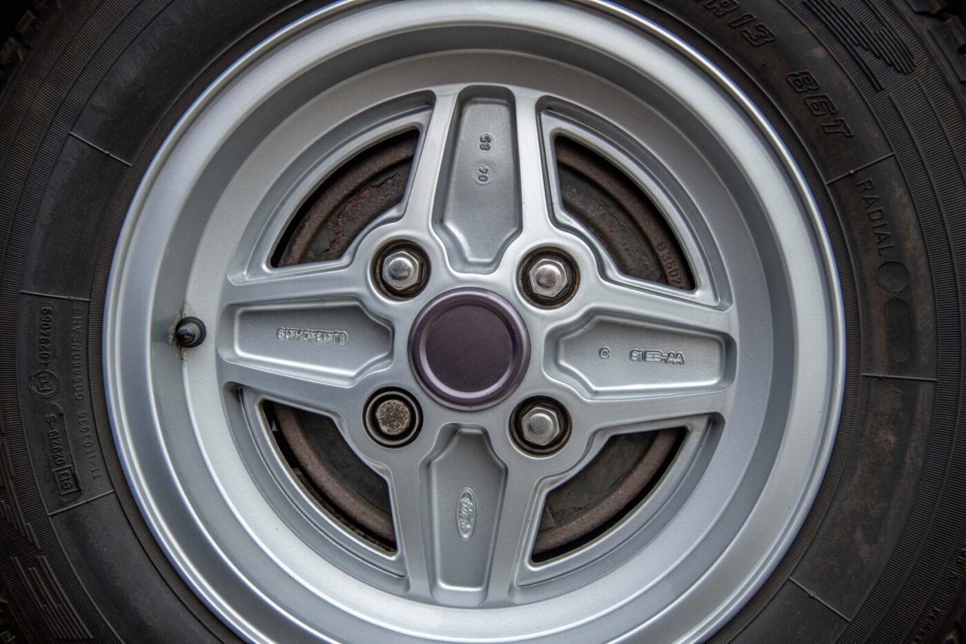 Ford Capri Laser alloy wheel
