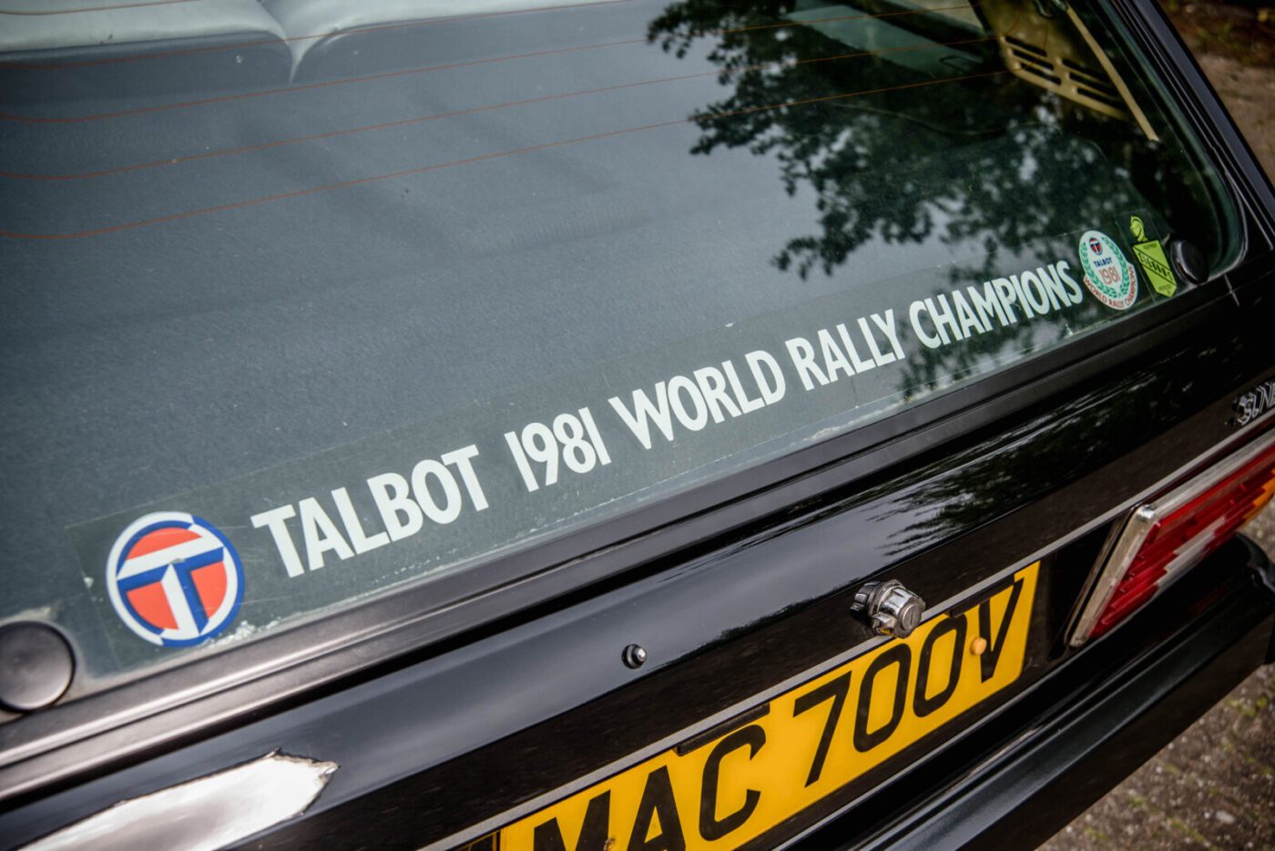 Talbot 1981 World Rally champions