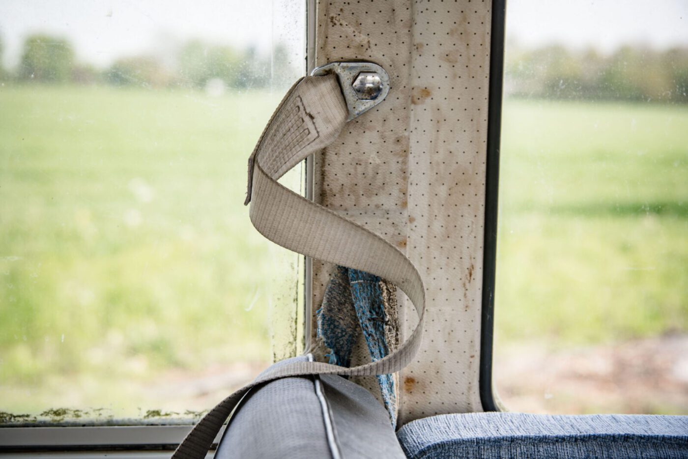 VW Splitscreen camper seatbelt