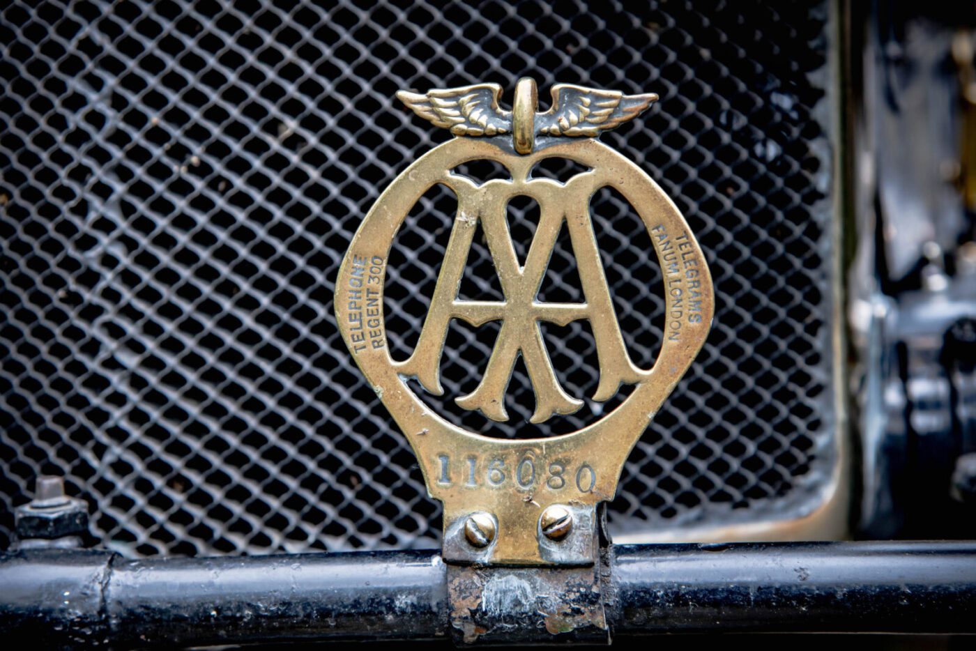 Bentley AA badge 1923