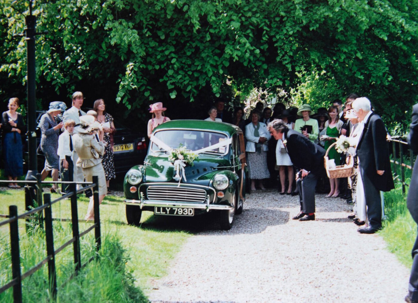 Morris Minor Traveller wedding car