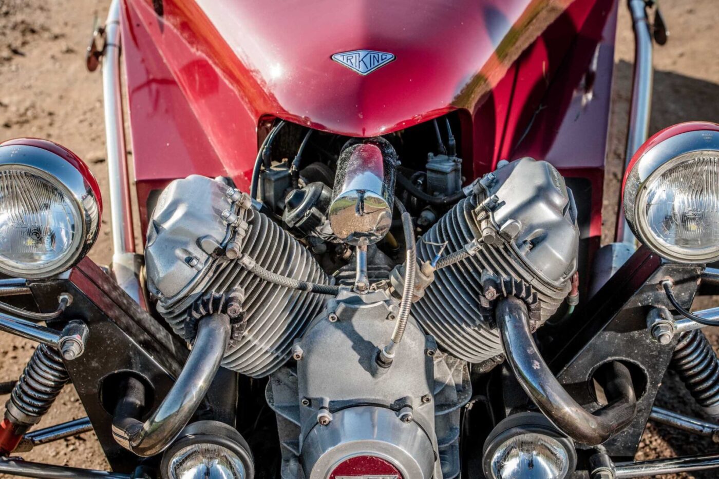 Triking Moto Guzzi engine