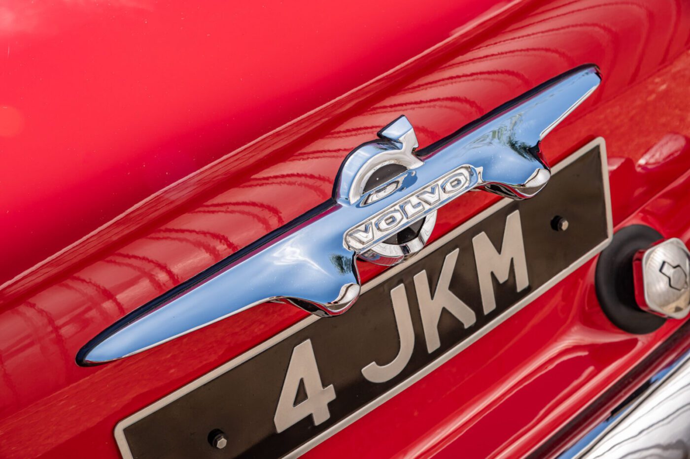 Volvo Amazon number plate