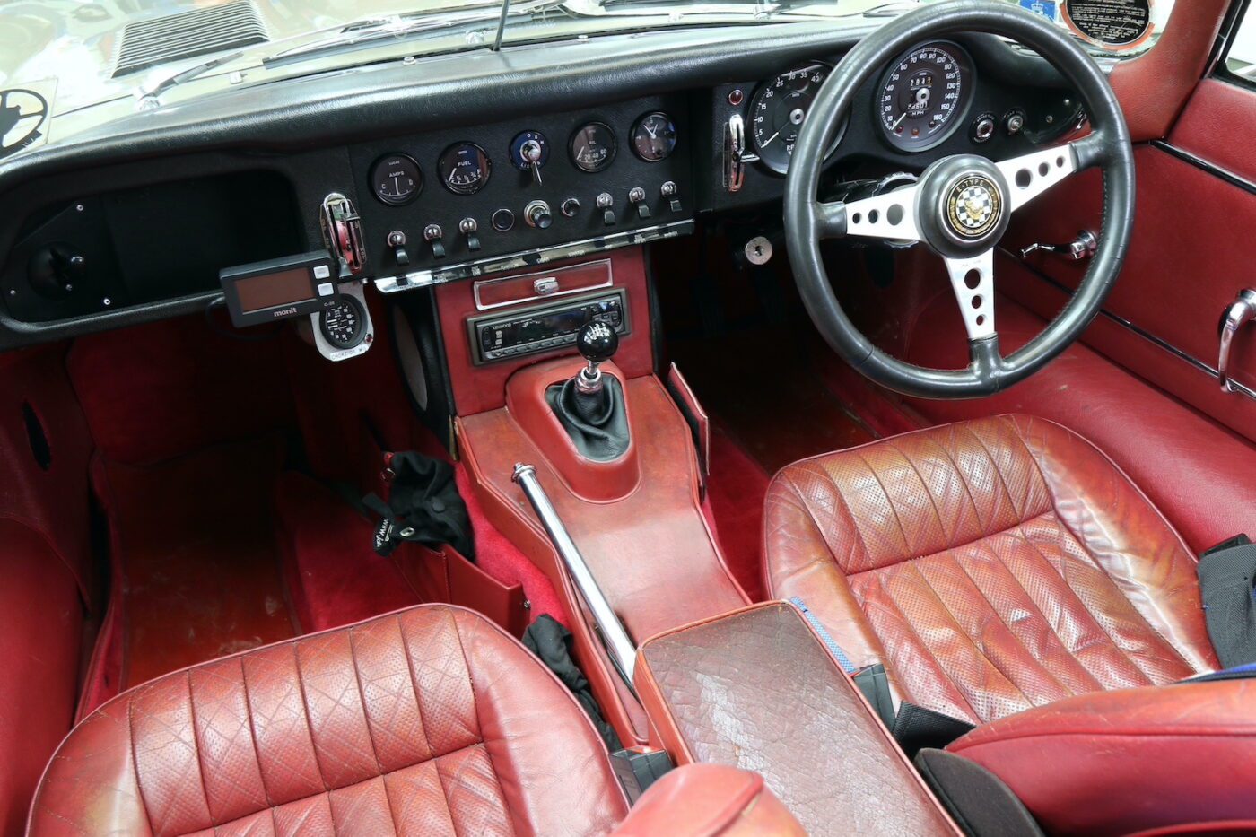 Jaguar E-Type interior