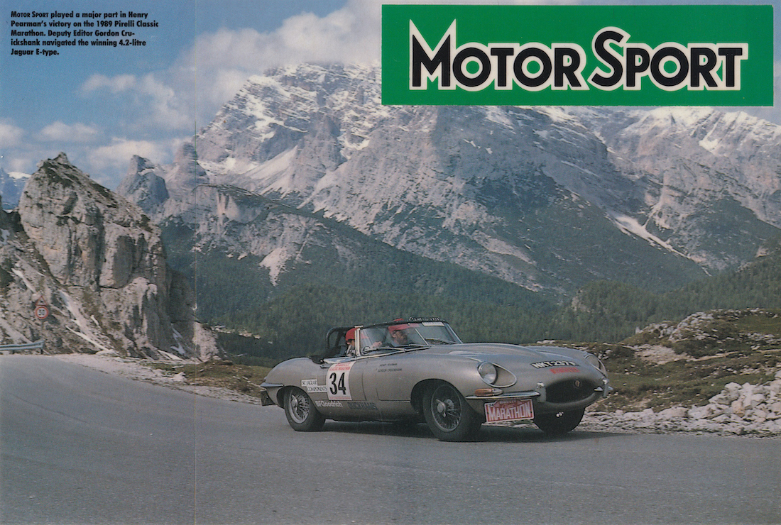 MotorSport Magazine 1989 Pirelli Marathon
