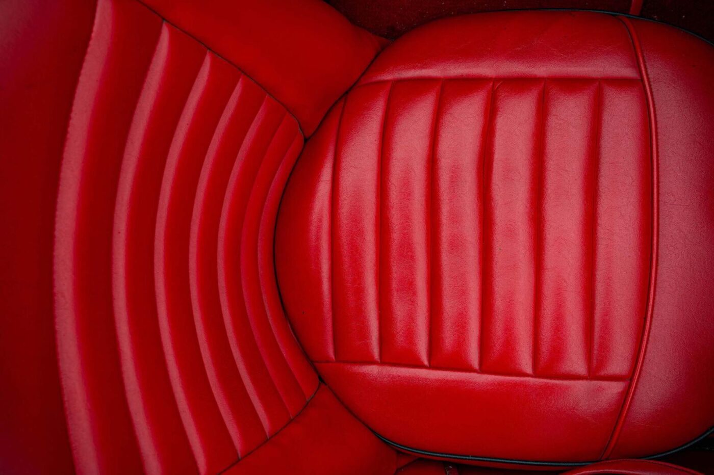 Triumph TR3A seat reupholstered