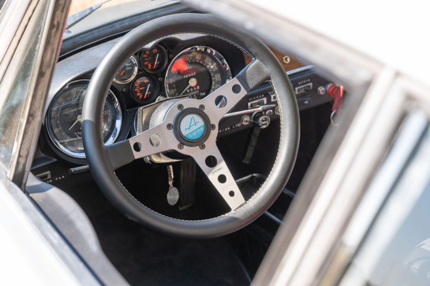 Alpine A110 steering wheel