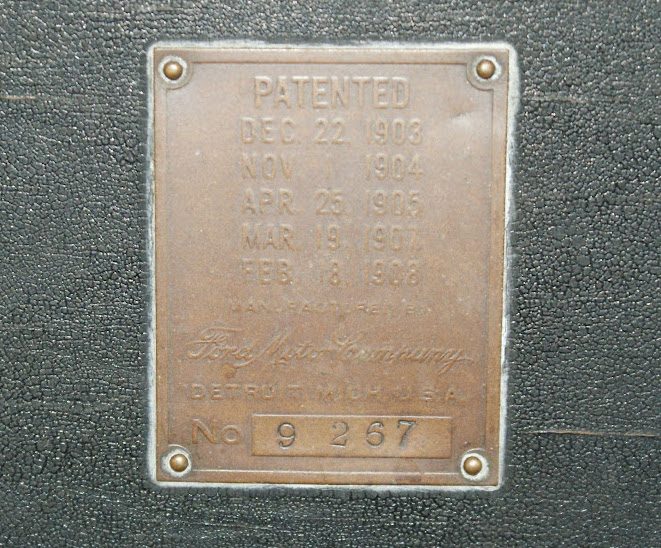 Ford Model T serial number 9267