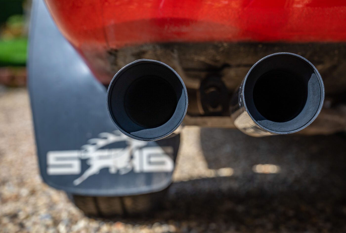Triumph Stag tailpipes