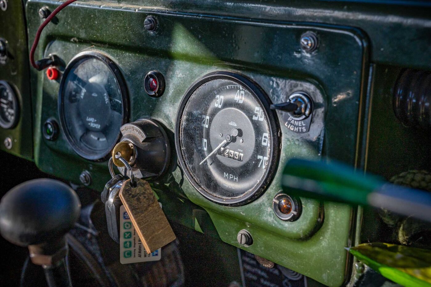 Land Rover Series I dashboard