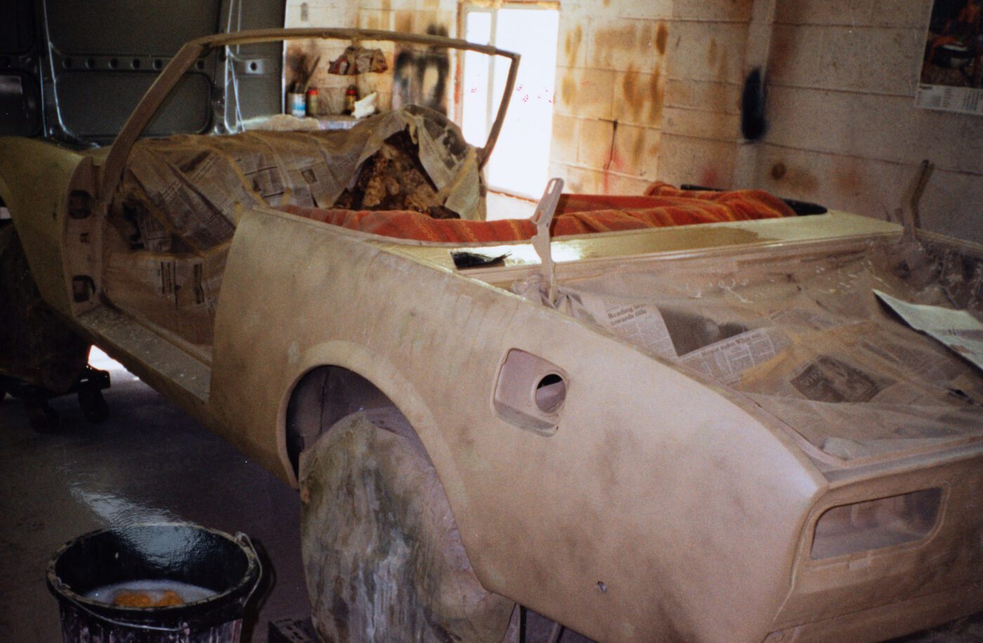 Peugeot 504 Cabriolet body restoration