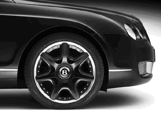 Black on Bentley The Bentley GT Speed is the perfect platform for Automotive darkness.