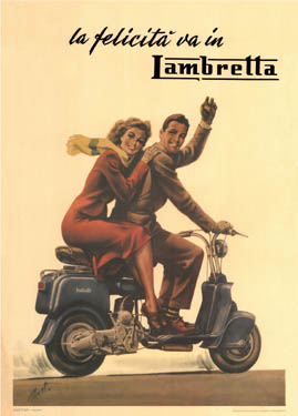 Scooter_8 This early ad for Lambretta demonstrates that right from the start the scooter was tapped into the aesthetic of style