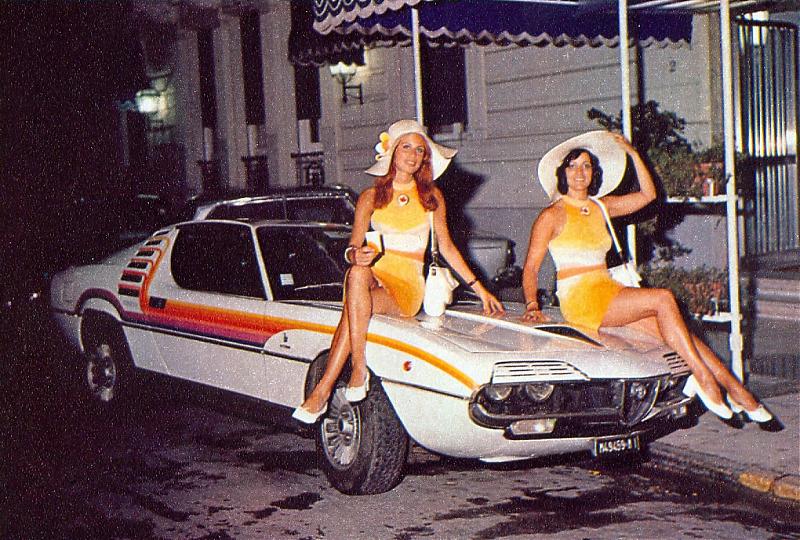 The Bertone-penned Alfa exotic didn't need floppy hatted booth babes to look killer The Bertone-penned Alfa exotic didn't need floppy hatted booth babes to look killer