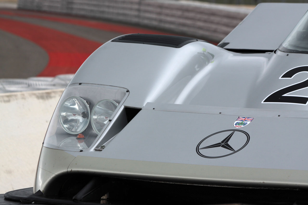 Purposeful lines combined with the monochrome meanness of the Merc...