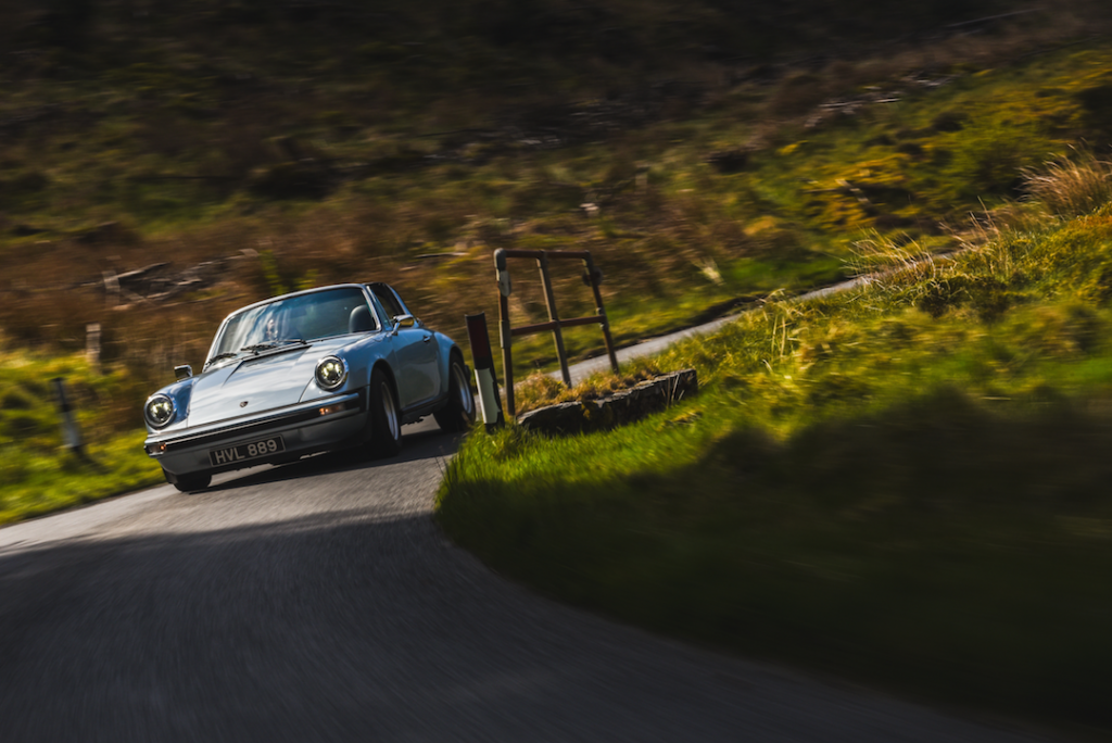 Electric 911 cornering