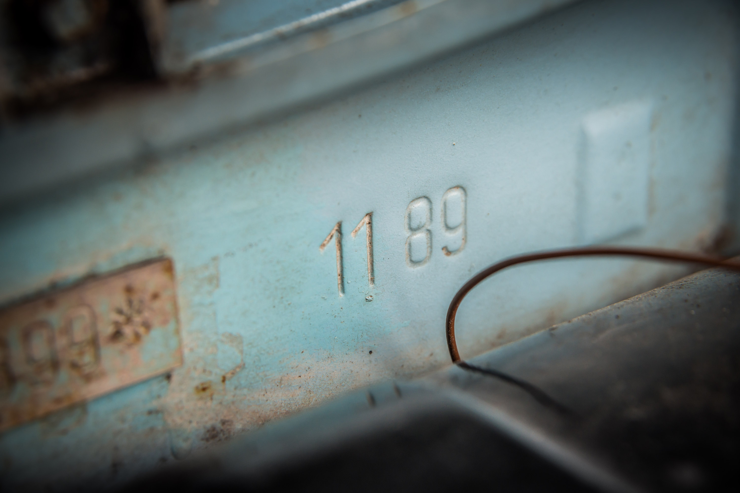Trabant P601 date stamp