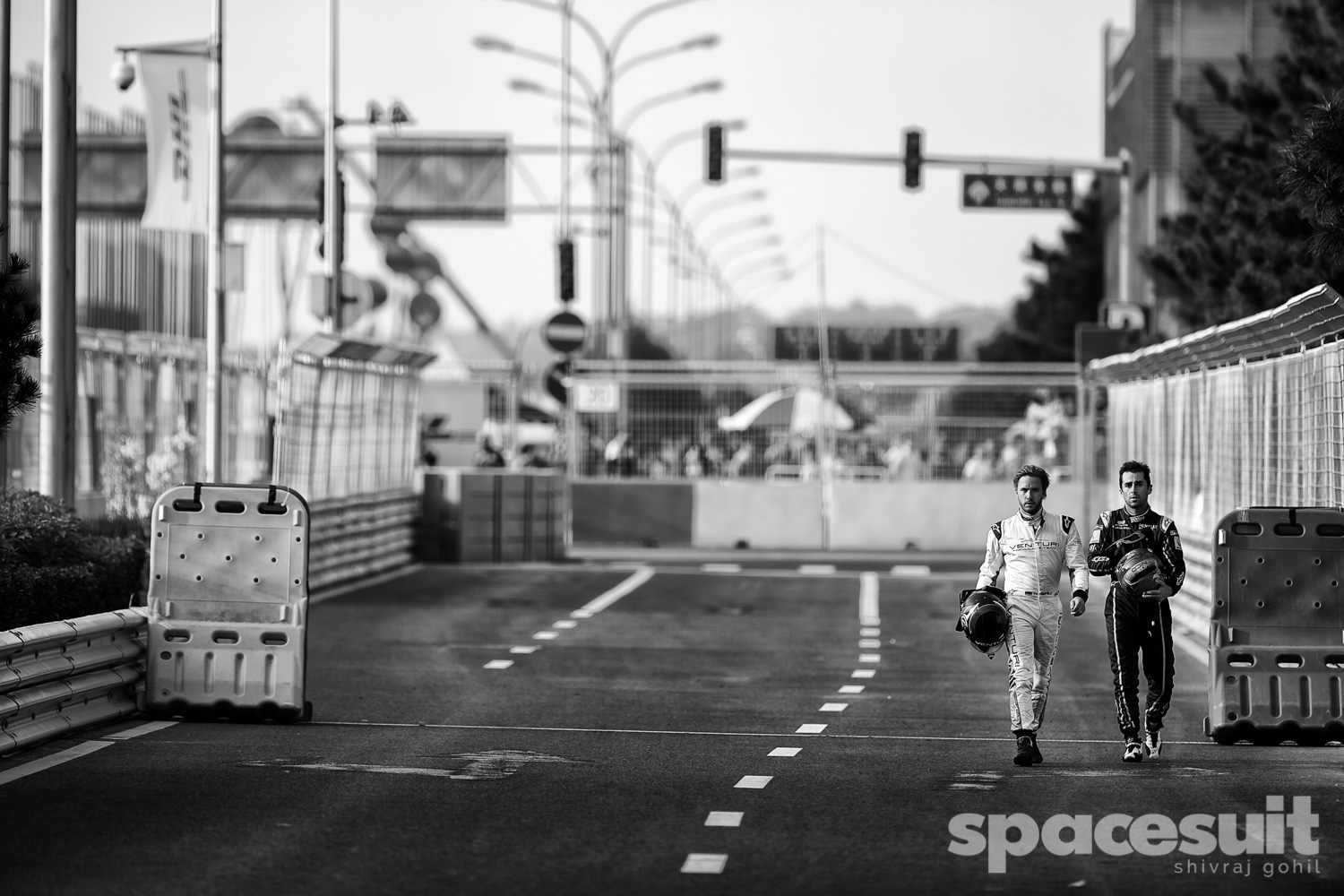 Shivraj Gohil Nico Prost and Nick Heidfeld