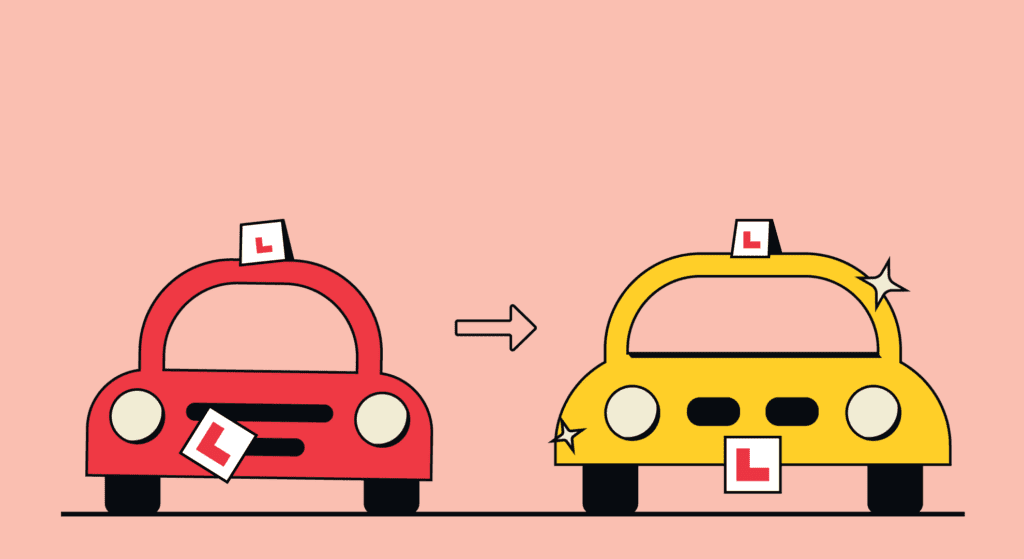 Illustration for the changing driving instructor blog