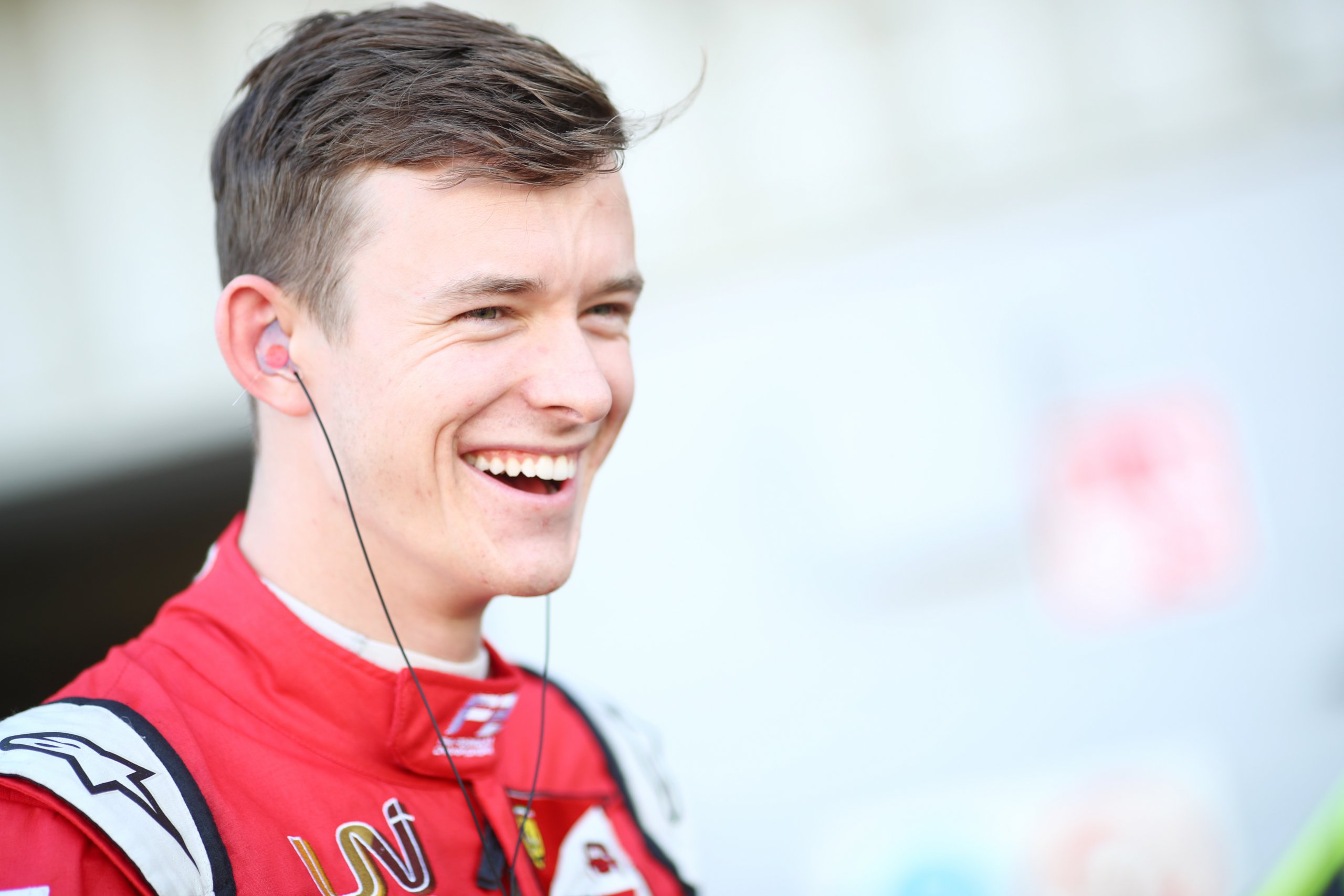 Callum Ilott is all smiles when he's listening to his Spotify playlist.