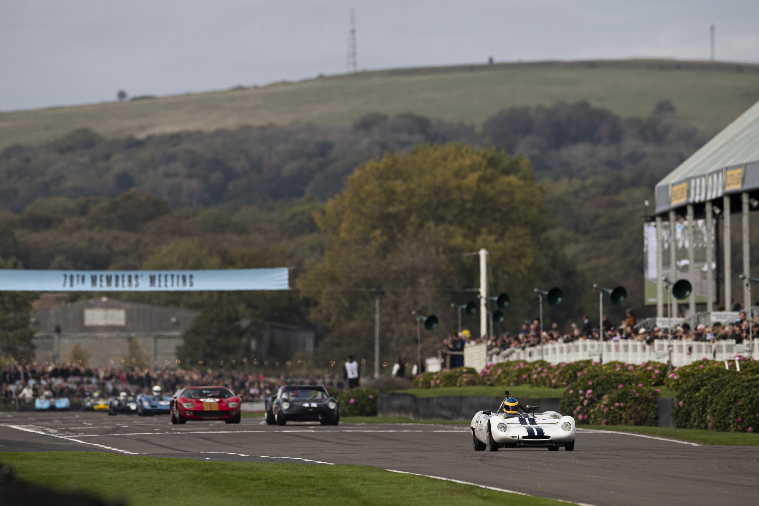 Race action from the Goodwood Members Meeting